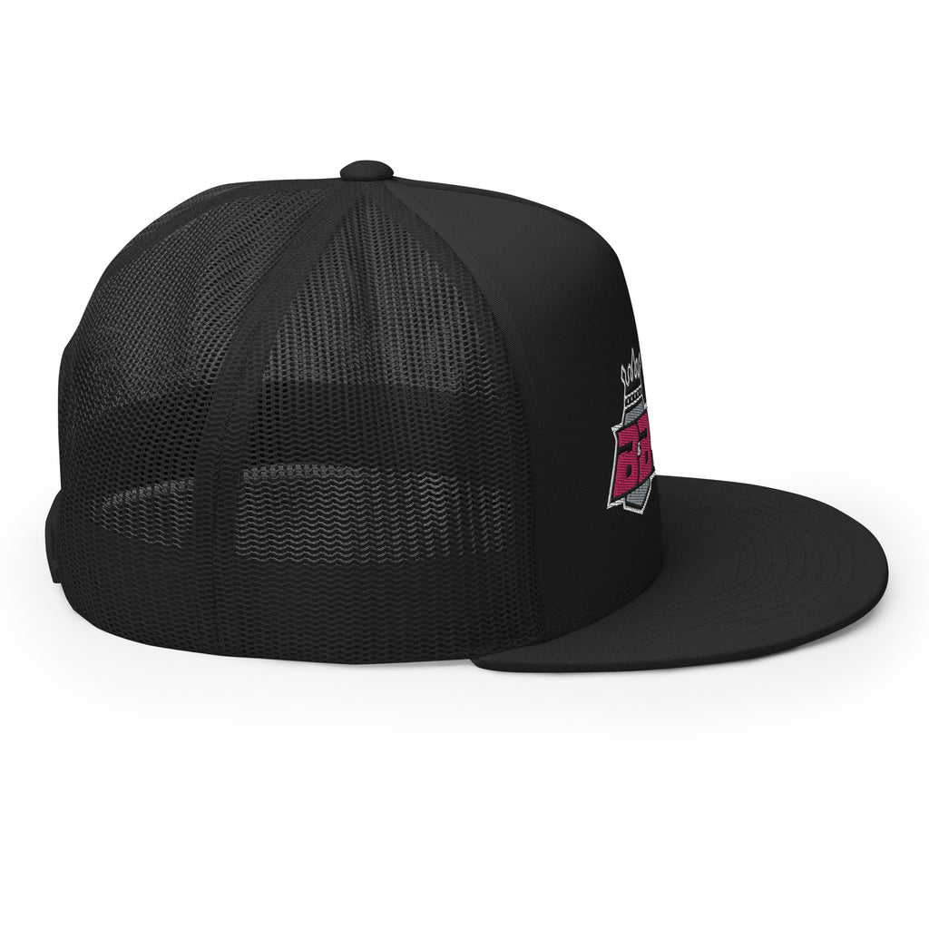 B&B Trucker Hat - Pink Logo