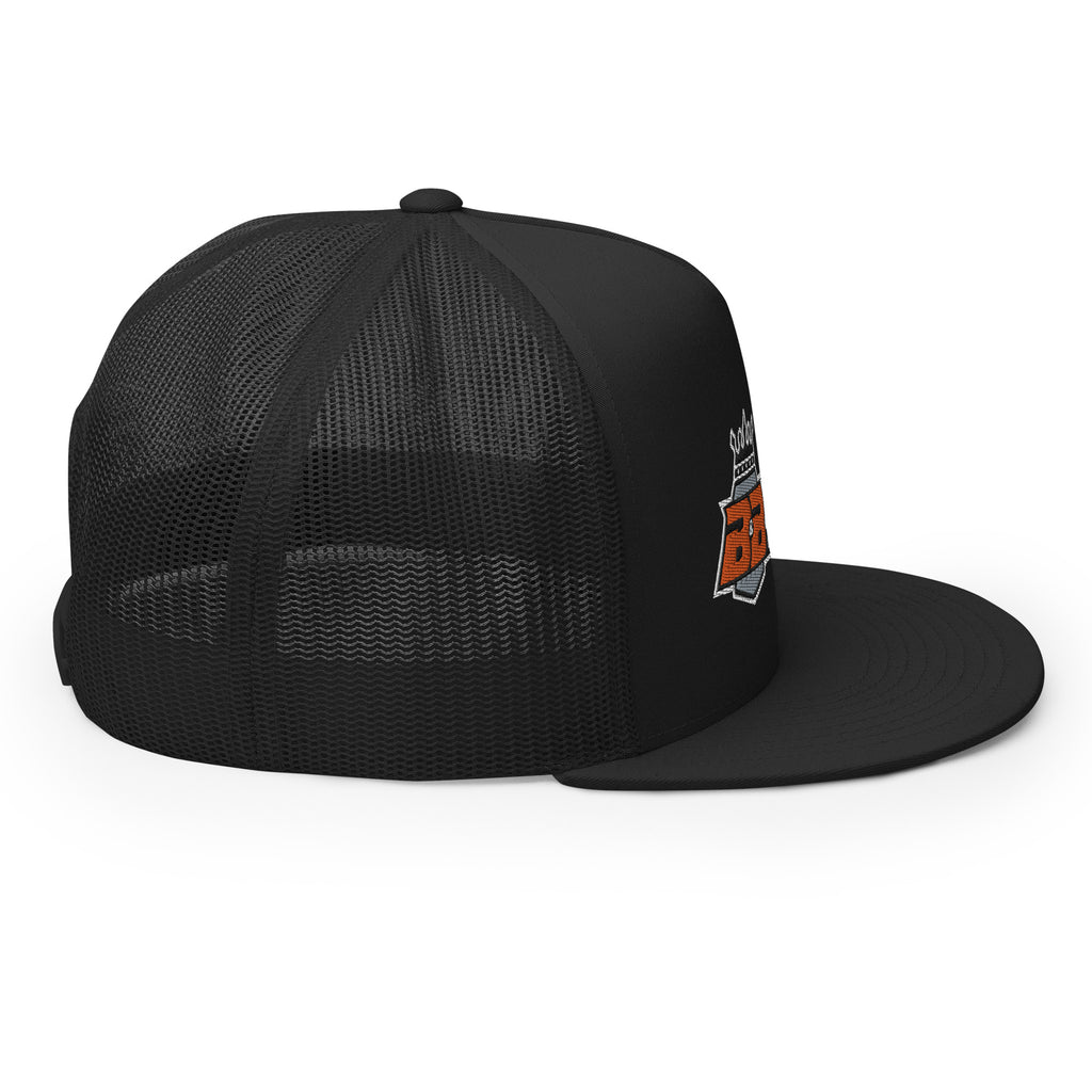 B&B Trucker Hat - Orange Logo