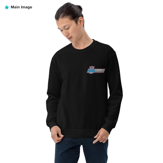 Unisex Sweatshirt - Blue/Pink