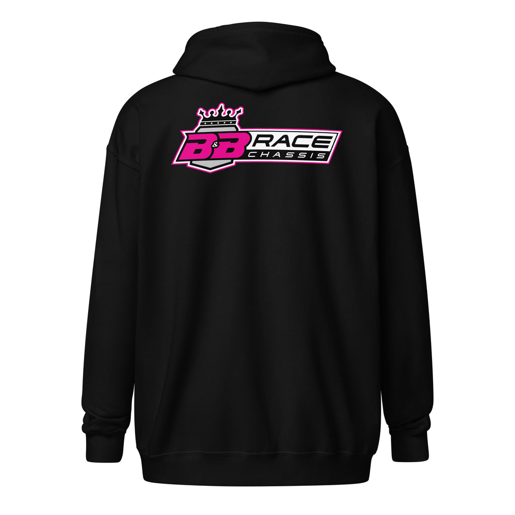 Zip Hoodie - Passionate Pink Logo