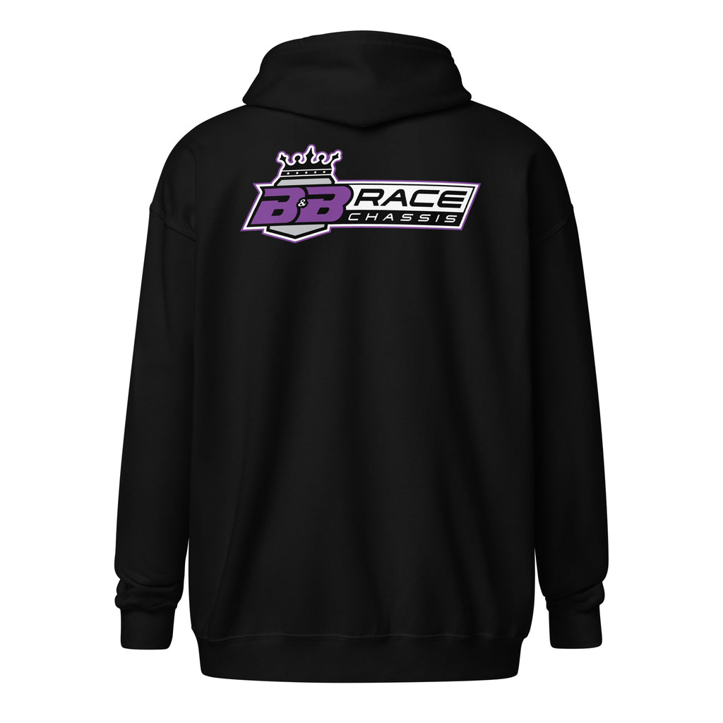 Zip Hoodie - Prestigious Purple Logo