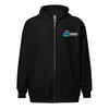 Zip Hoodie - Bold Blue Logo