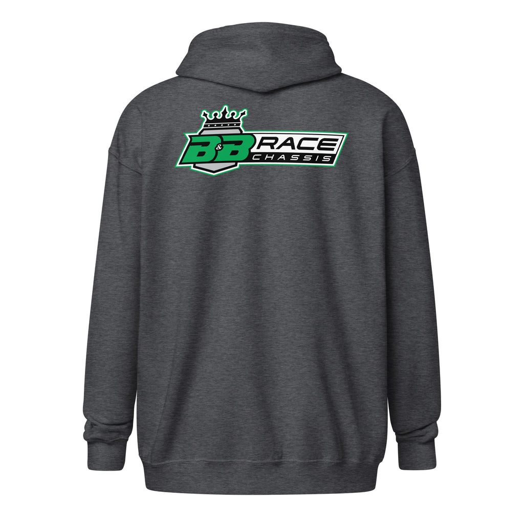 Zip Hoodie - Dynamic Green Logo