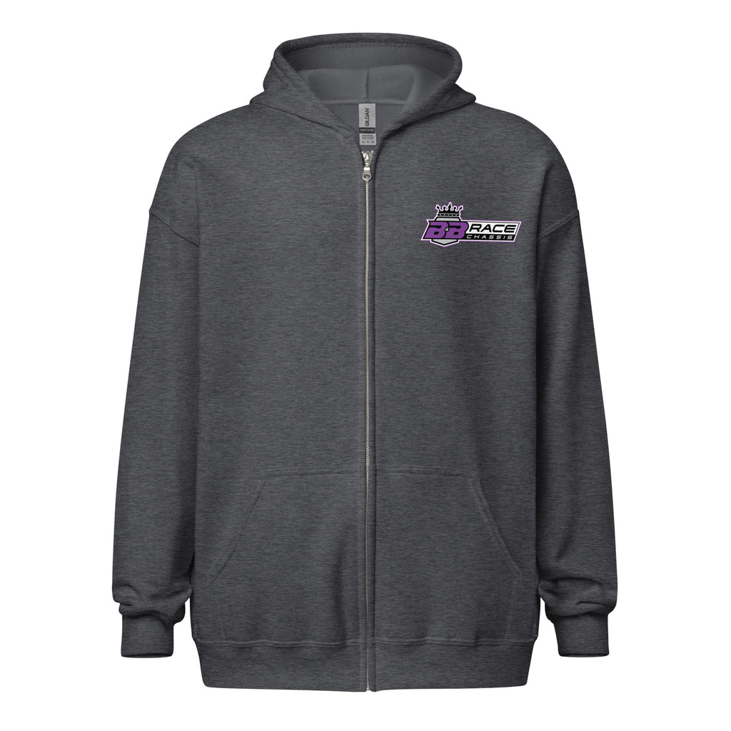 Zip Hoodie - Prestigious Purple Logo