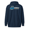 Zip Hoodie - Bold Blue Logo