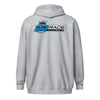 Zip Hoodie - Bold Blue Logo