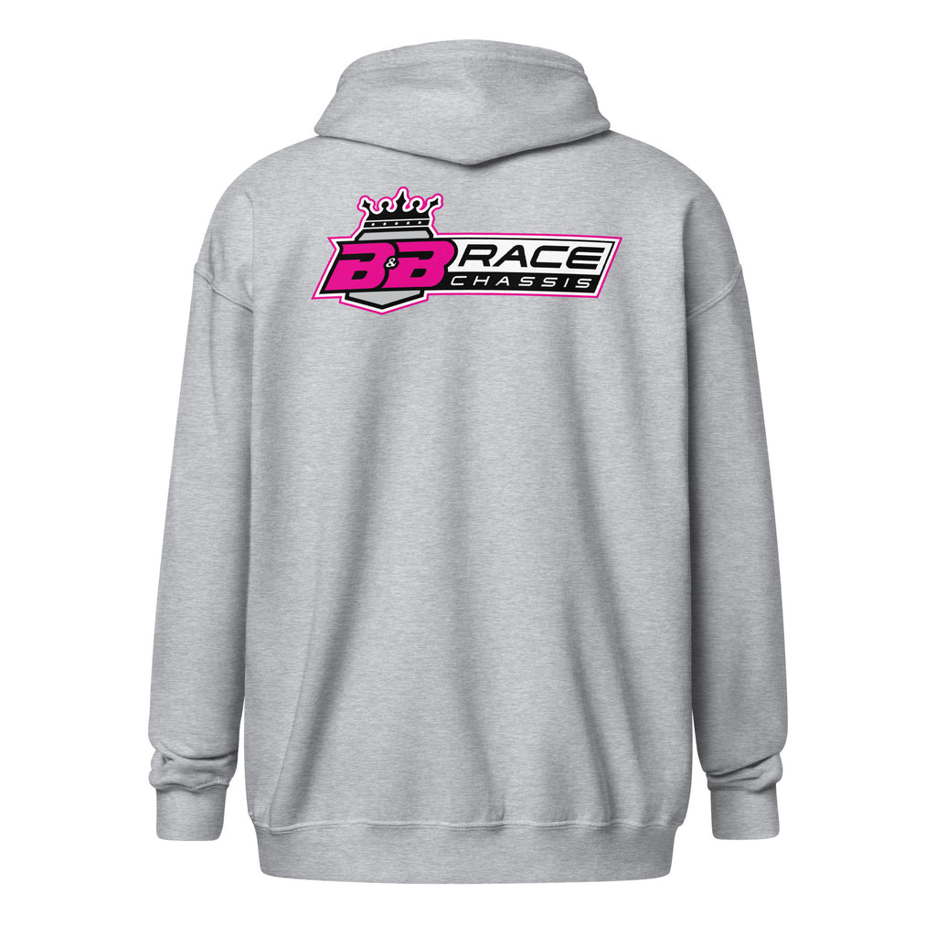 Zip Hoodie - Passionate Pink Logo