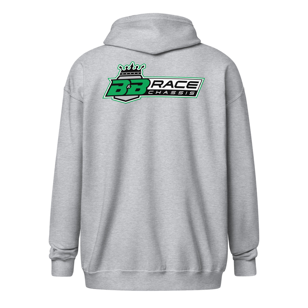 Zip Hoodie - Dynamic Green Logo