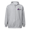 Zip Hoodie - Prestigious Purple Logo