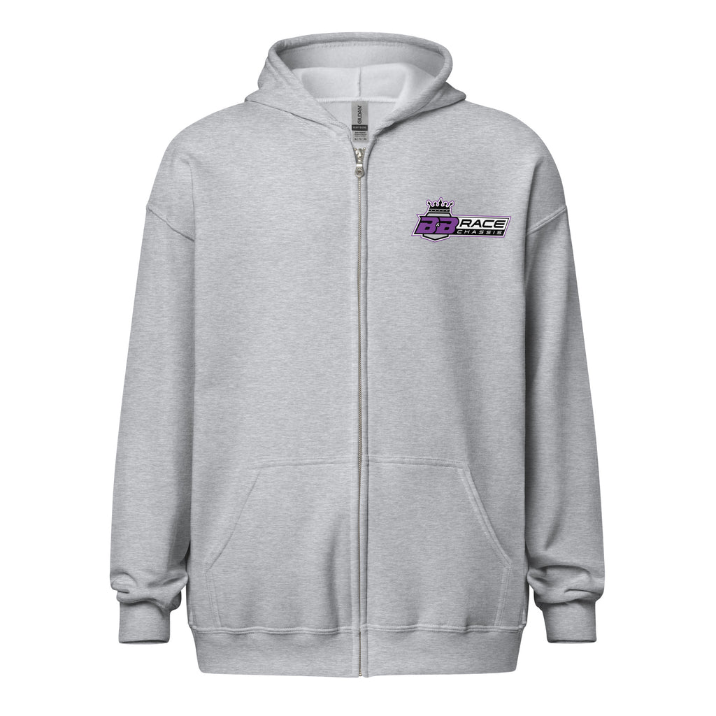 Zip Hoodie - Prestigious Purple Logo