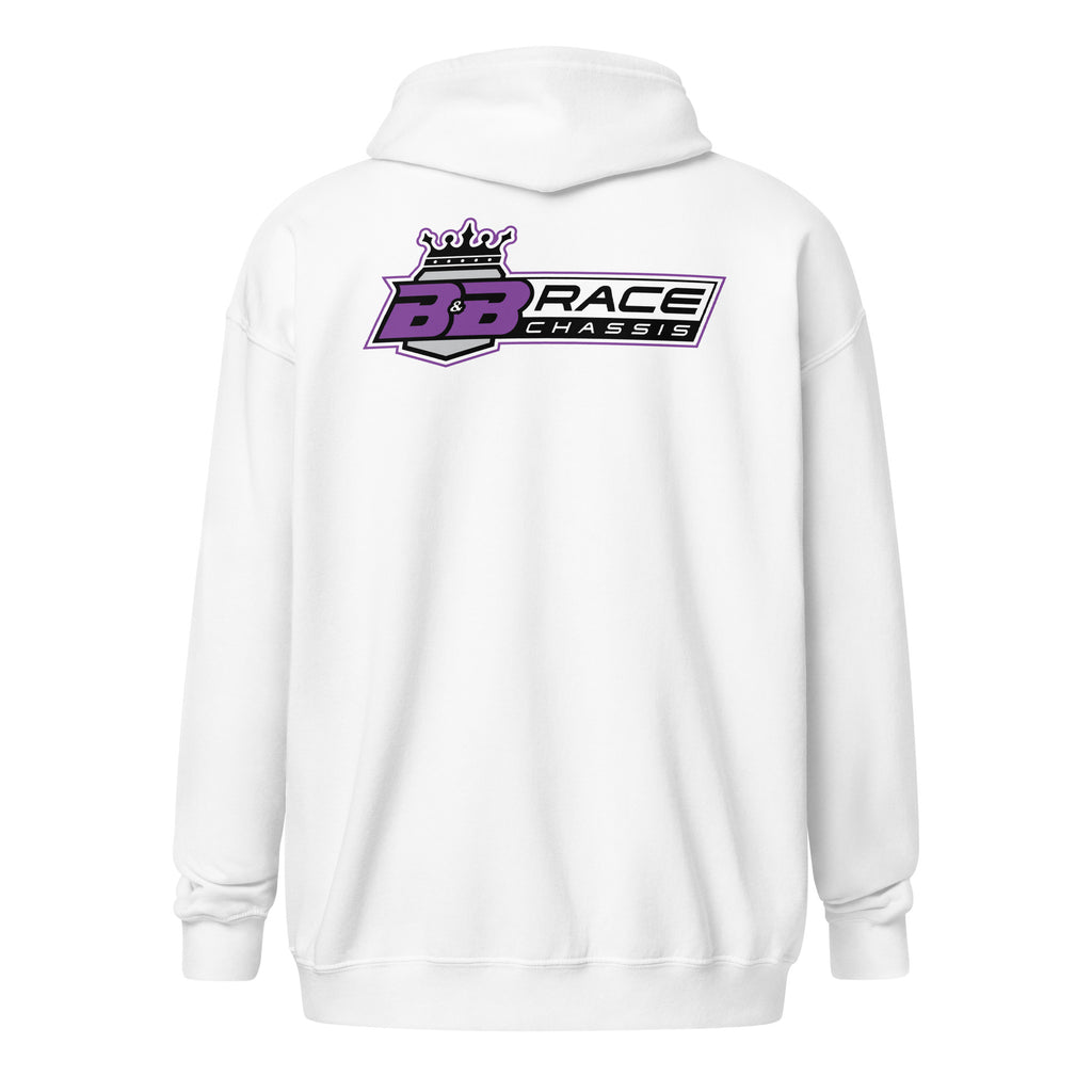 Zip Hoodie - Prestigious Purple Logo