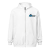 Zip Hoodie - Bold Blue Logo