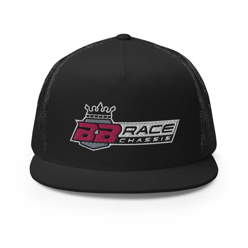 B&B Trucker Hat - Pink Logo