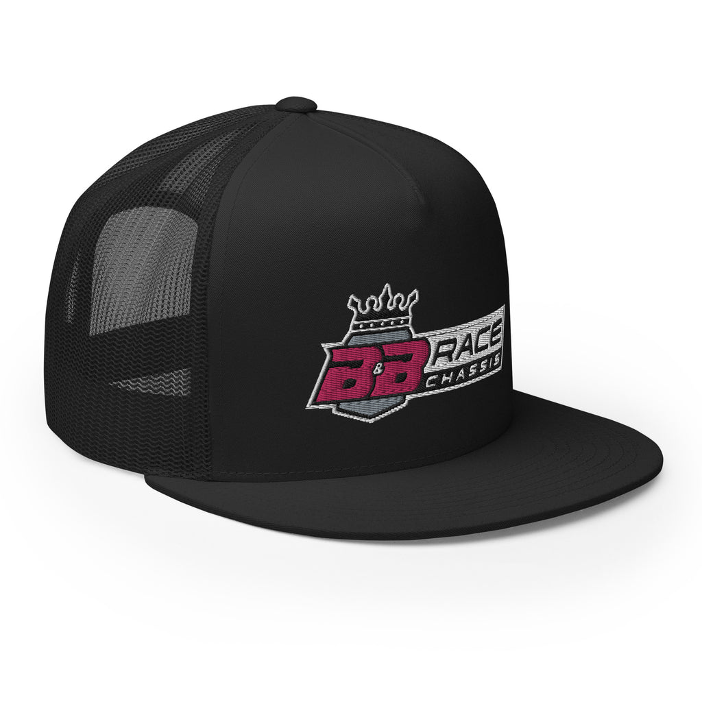 B&B Trucker Hat - Pink Logo