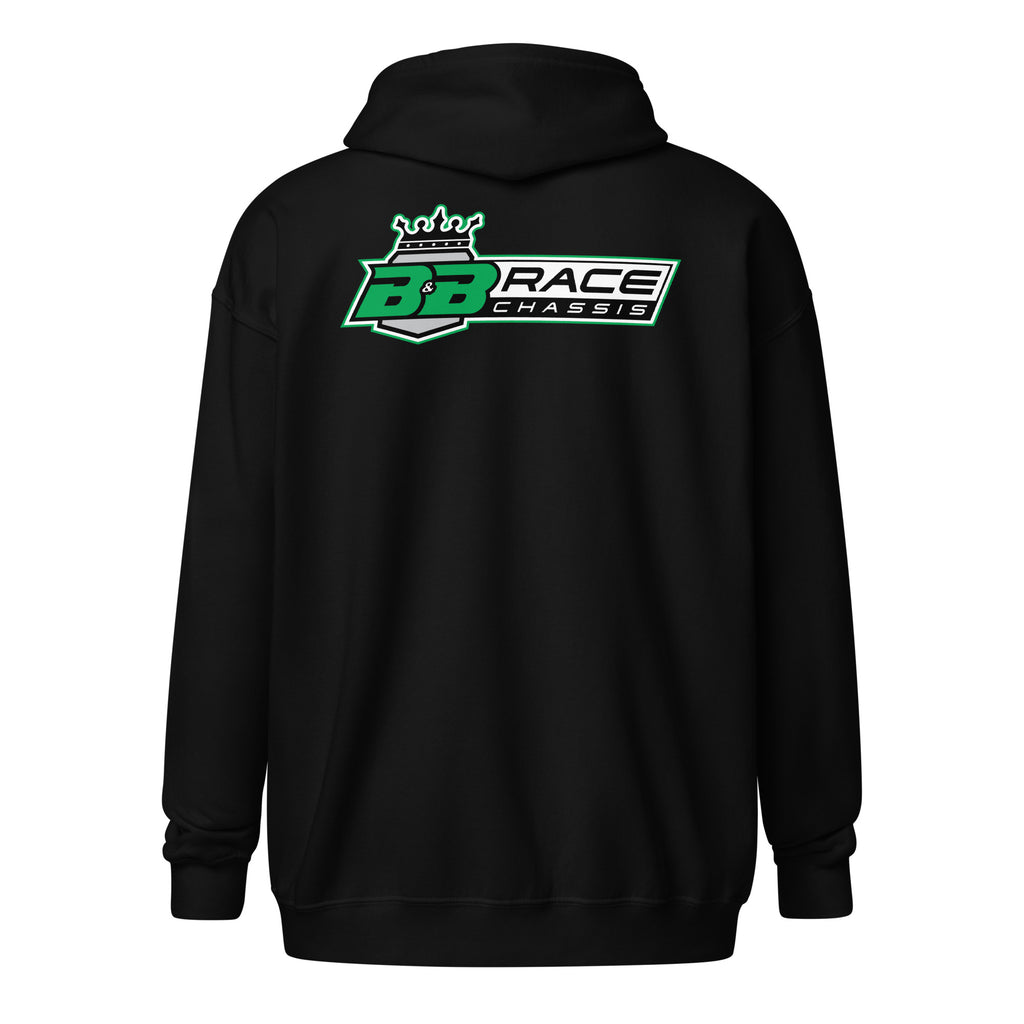 Zip Hoodie - Dynamic Green Logo