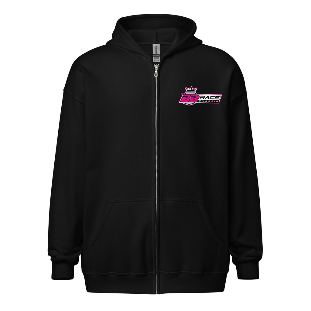 Zip Hoodie - Passionate Pink Logo