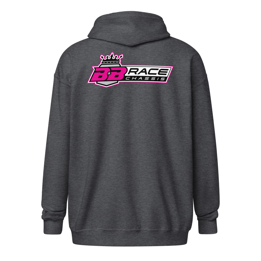 Zip Hoodie - Passionate Pink Logo