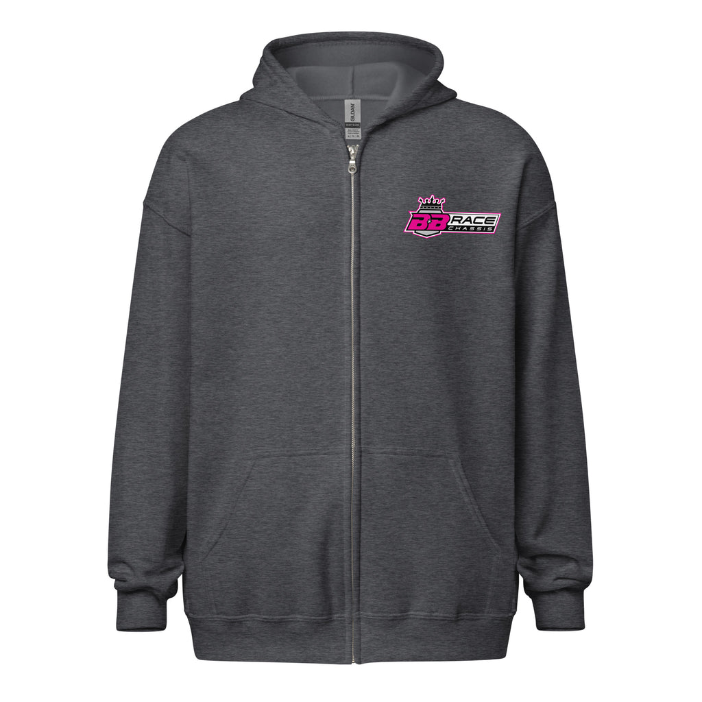 Zip Hoodie - Passionate Pink Logo