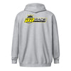 Zip Hoodie - Electric Yellow Logo