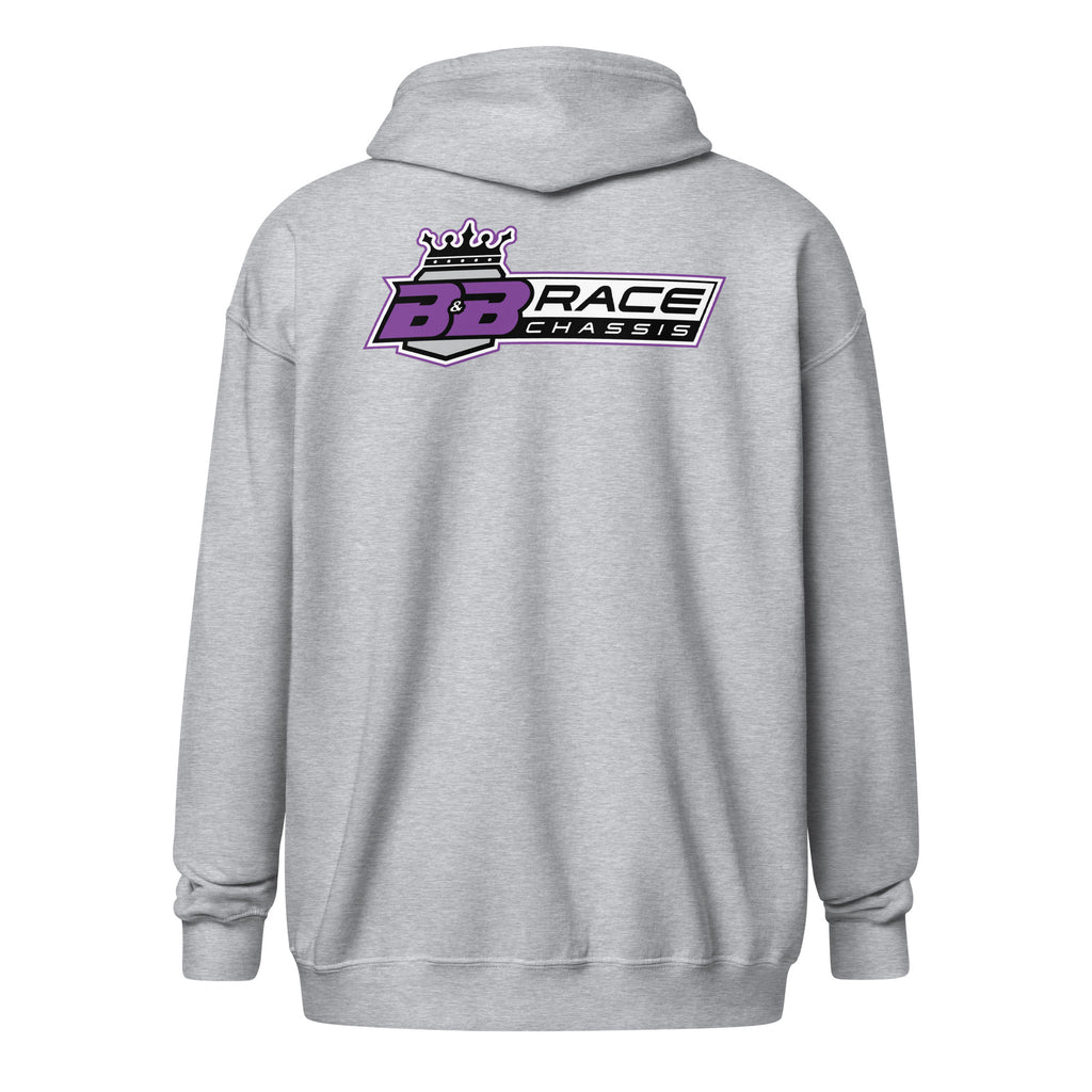 Zip Hoodie - Prestigious Purple Logo