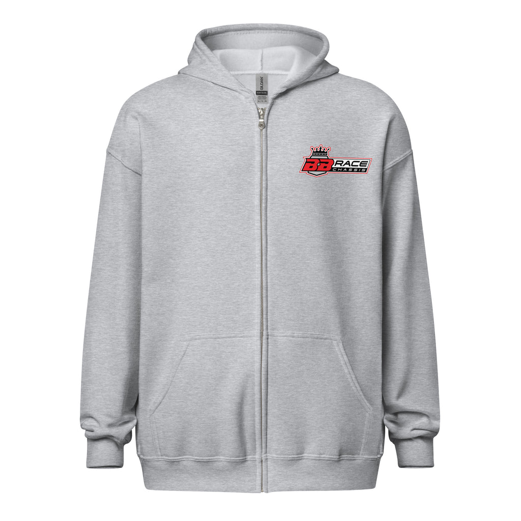 Zip Hoodie - Racing Red Logo