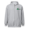 Zip Hoodie - Dynamic Green Logo