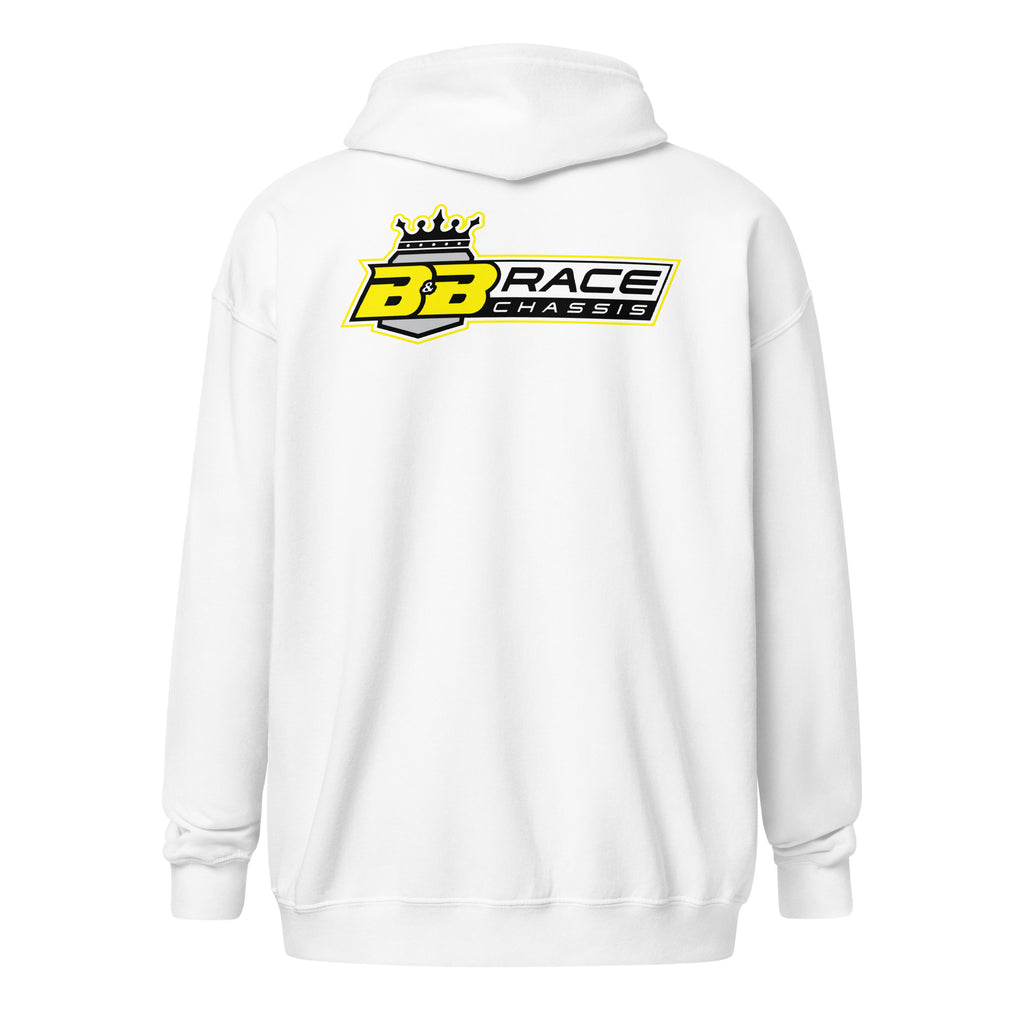 Zip Hoodie - Electric Yellow Logo