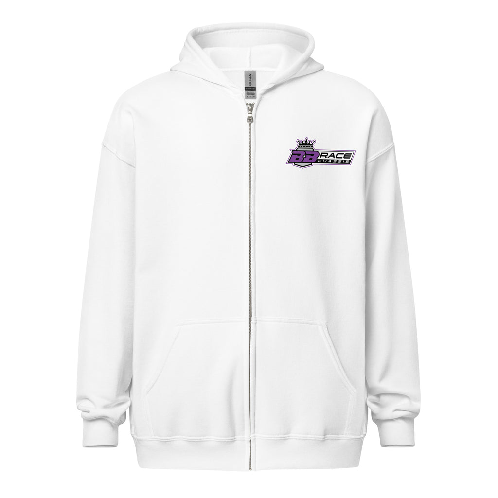 Zip Hoodie - Prestigious Purple Logo